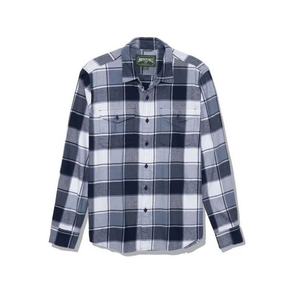 American Eagle Blue Plaid Soft Flannel Shirt XXXL 3X - Picture 1 of 6